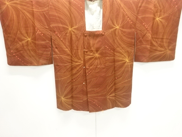 線描き模様道行コート